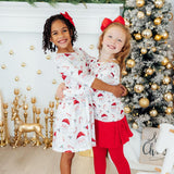Mistletoe Magic L/S Ruffle Tee