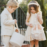 Easter Basket | Floral Stripe