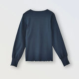 Navy Long Sleeve Top