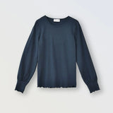 Navy Long Sleeve Top