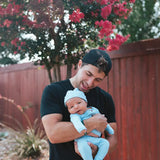 Top + Bottom Outfit & Hat Set - Blue