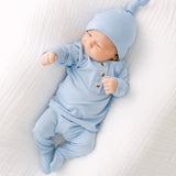 Top + Bottom Outfit & Hat Set - Blue