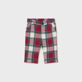 Baby Red Plaid Trouser