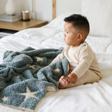 Nightfall Double-Layer Bamboni Receiving Blanket