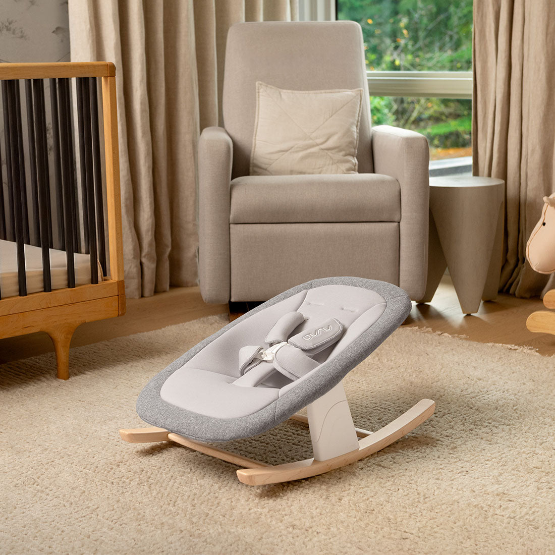 Tweed Glider Rocker Bryn™ Newborn Rocker – Tweedle Beedle