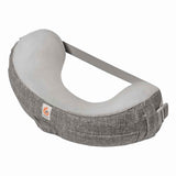 Nursing Pillow Natural Curve- Grey w/ Strap