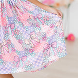 Patchwork Princess S/S Pocket Twirl Dress