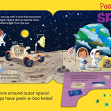 Peek-A-Flap Space Board Book