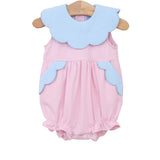 Penelope Bubble-Light Pink Stripe/Light Blue