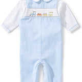 Long Sleeve Smocked Train Longall