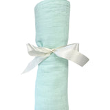 Seafoam Cotton Muslin Swaddle