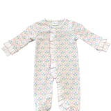 Newborn Bow Printed Footie