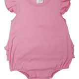 Solid Pink Ruffle Bubble