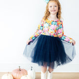 Preppy Patch L/S Tutu Dress