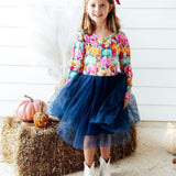 Preppy Patch L/S Tutu Dress