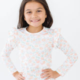 Pretty Pumpkins L/S Ruffle Tee