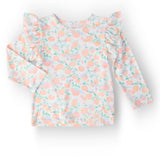 Pretty Pumpkins L/S Ruffle Tee