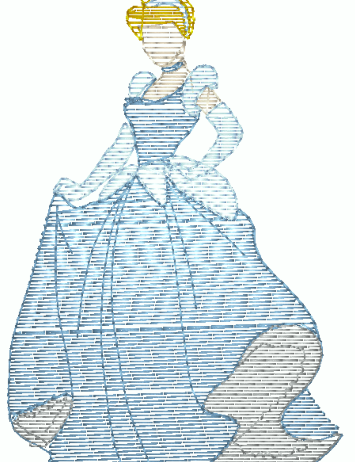 Princess Embroidery Designs (custom order)
