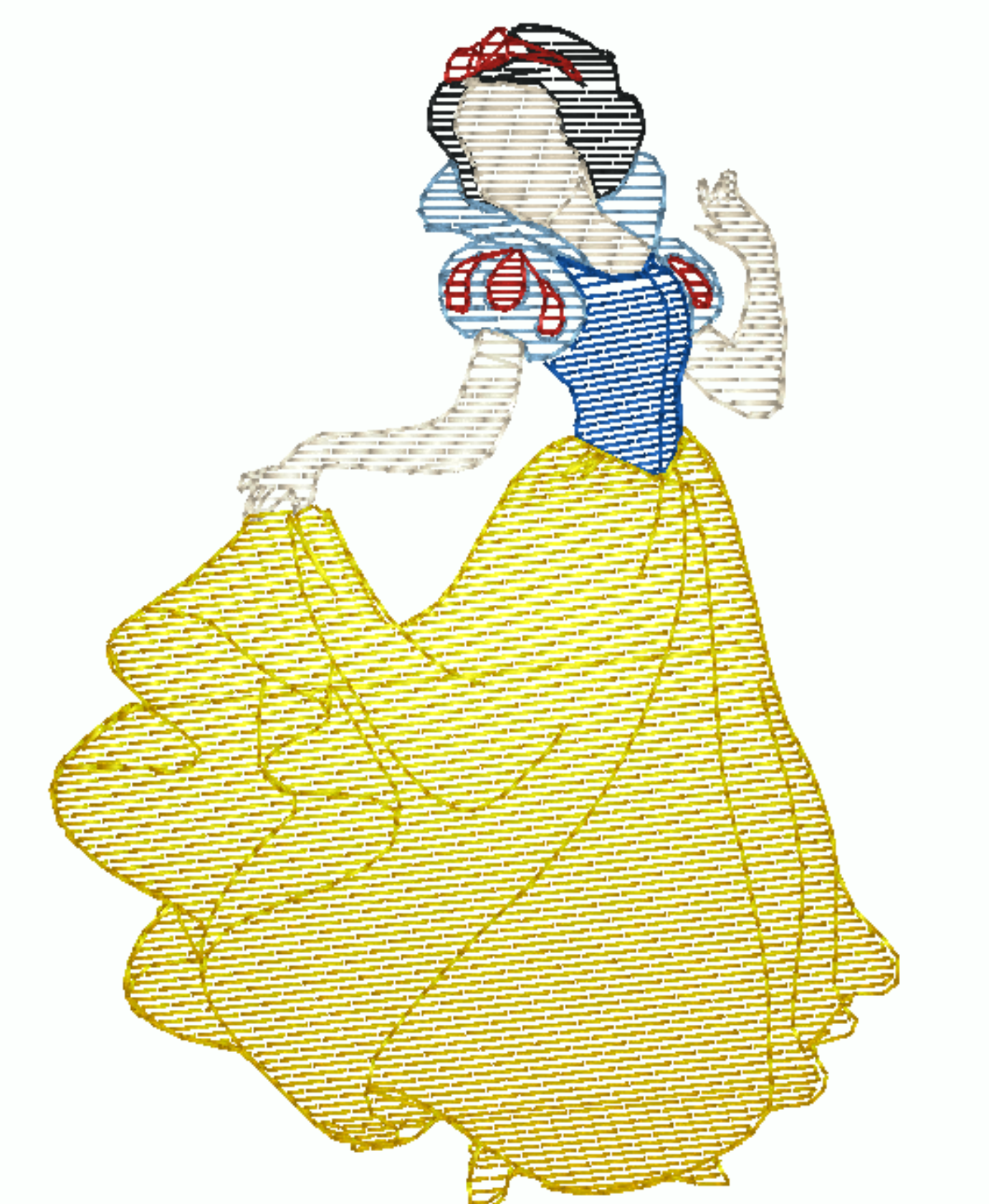 Princess Embroidery Designs (custom order)