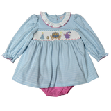 Princess Ball Smocked Skirted Bubble