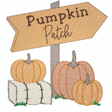 Fall/Thanksgiving/Pumpkin Embroidery (custom order)