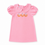 Pumpkin Bow Trio Pink Dress