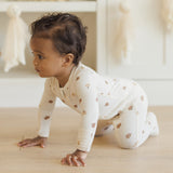 Bamboo Zip Footie | Pumpkins