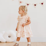 Charlotte Dress || Heart Embroidery