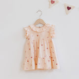 Charlotte Dress || Heart Embroidery