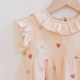 Charlotte Dress || Heart Embroidery