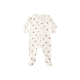 Bamboo Zip Footie | Pumpkins