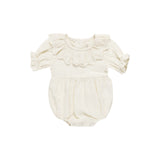 Collared Romper I Ivory