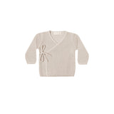 Knit Wrap Top | Oat