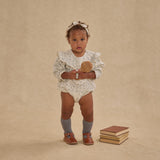 Winnie Romper || Blue Vines