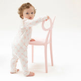 Ribbon Bow Trellis Ruffle Romper