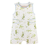 River Crocs Romper with Buttons
