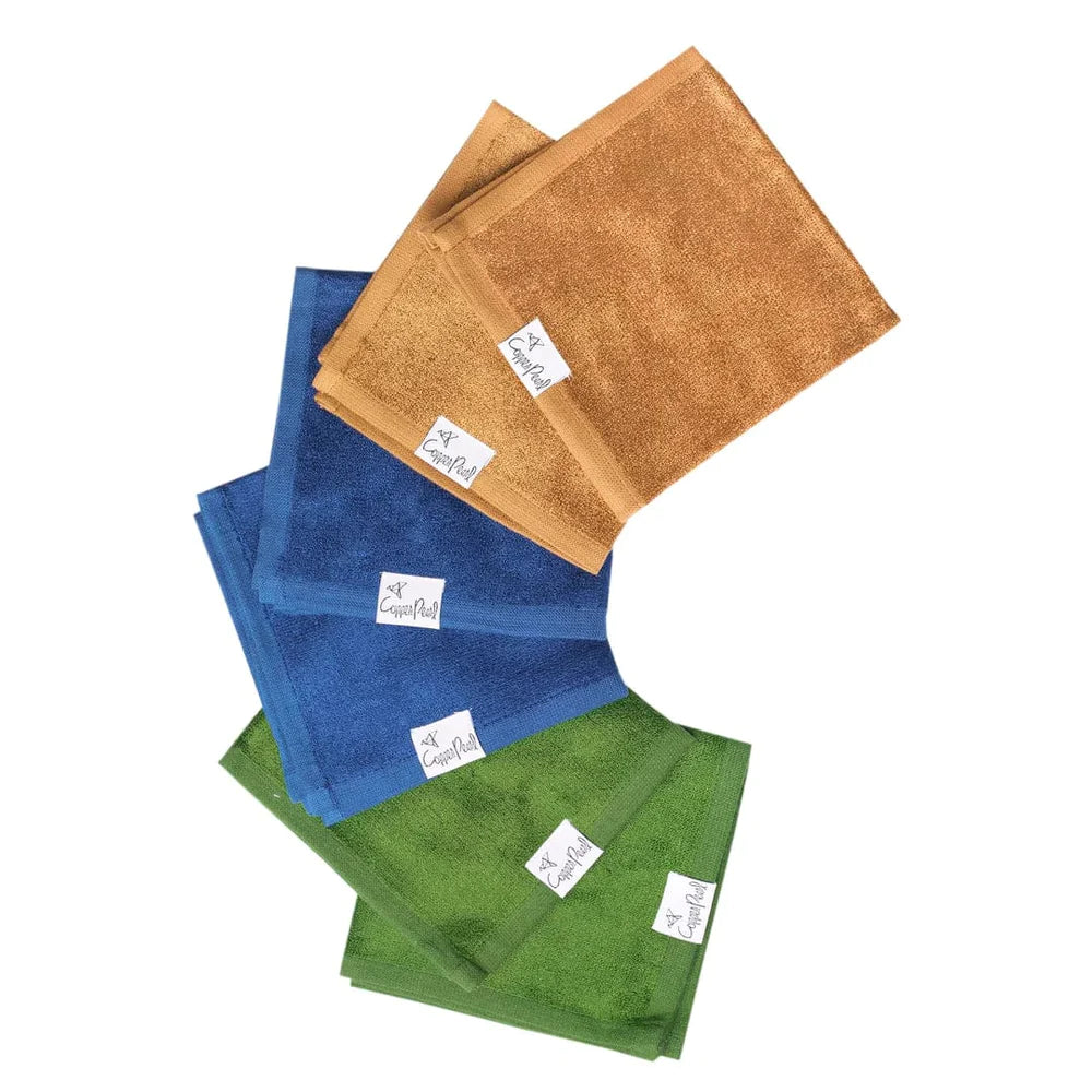copper pearl River Washcloths (6-pack)