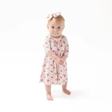 Rose Bow Lattice - Box Pleat Dress