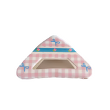 Gingham Roses & Bows Claw Clip