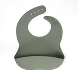 Lil North Co-Sage Green Silicone Bib