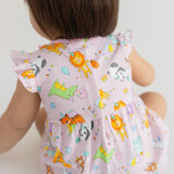 Cake, Present, Party Printed Flutters Bubble| Pink