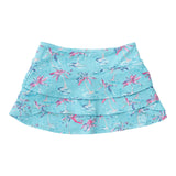 Starboard Swing Skort in Pool Blue Palm