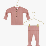 Jane Ribbed Top + Bottoms- newborn