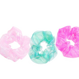 Iridescent Organza Scrunchie Set