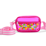 Pom Pom Crossbody Bag