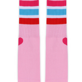 Pink Striped Socks