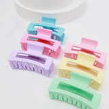 Mini Rectangle Hair Claw Set - Set of 3