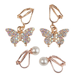 Boutique Butterfly Clip Earrings