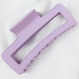 Matte Large Cut Out Rectangle Shape Hair Claw