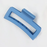 Matte Large Cut Out Rectangle Shape Hair Claw